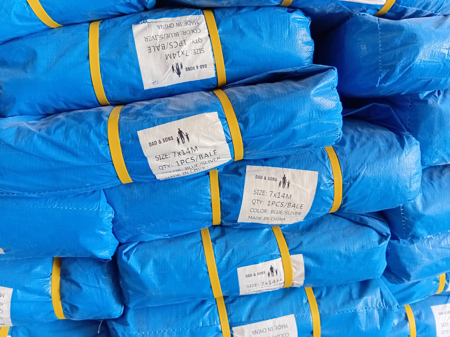 Tarpaulin different sizes ( DAD & SONS) by Supplytent.com