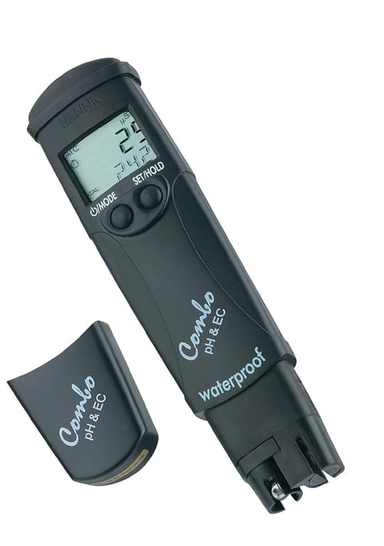 Hanna HI98129 Combo pH / EC / TDS / Temperature Tester – Waterproof Pocket Meter