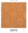 Embossed and Engraved Tiles, Price per LOT: 6 tiles per LOT (1.2 x 0.8 m2)