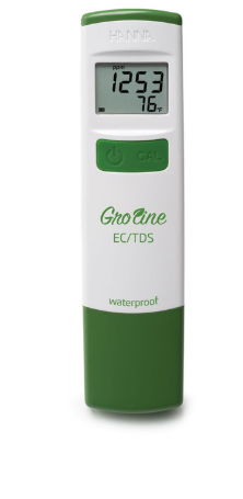 GROLINE WATERPROOF EC/TDS/TEMPERATURE TESTER; MODEL: HI98318,EC RESOLUTION: 1 US CM, TDS RESOLUTION: 1 MG/L (PPM) RANGE: 0 to 6000 by Supplytent.com