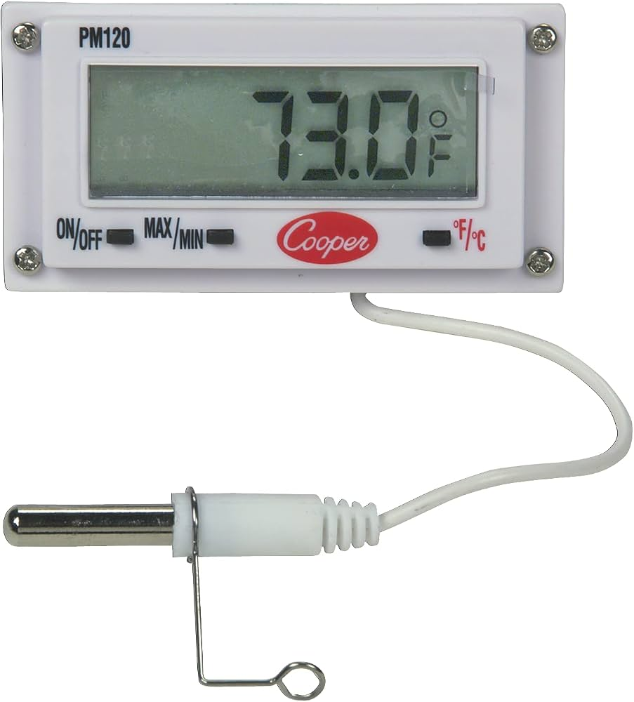 Cooper-Atkins Digital Panel Thermometer 2.6" x 1.4"