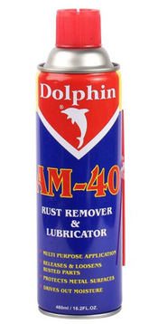 DOLPHIN- AM-40 RUST REMOVER & LUBRICATOR 480 ML X 24 PCS(BOX) by Supplytent.com