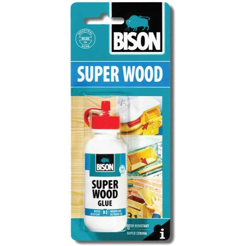 BISON SUPER WOOD GLUE CRD 75G*12 L137 by Supplytent.com
