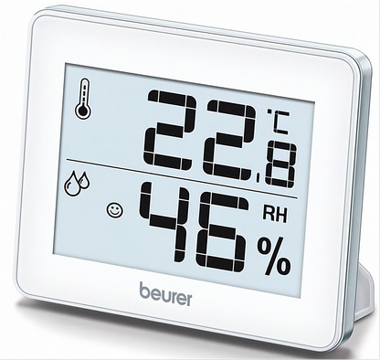 BEURER HM 16 Thermo Hygrometer with ISO 17025 accredited calibration certificate