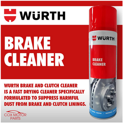 Wurth Brake Cleaner - 500ML ARTICLE ID-08901087 by Supplytent.com