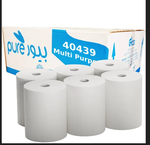 HAND TOWEL ROLL, AUTOCUT, 140M, 1X6ROLLS/CTN, 2PLY, 20CM X 140MTRS, 6291107490519 - Image 2 HAND TOWEL ROLL, AUTOCUT, 140M, 1X6ROLLS/CTN, 2PLY, 20CMX140MTRS, 6291107490519 by Supplytent.com
