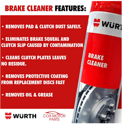 Wurth Brake Cleaner - 500ML ARTICLE ID-08901087 by Supplytent.com
