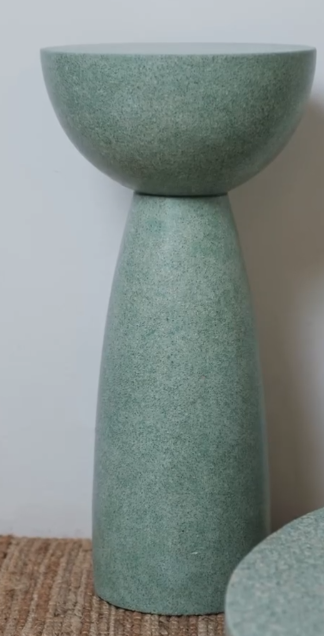 Cementitious Terrazzo Round Side Table With Elegant Design by Supplytent.com