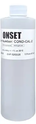 COND-CAL-2, Brand: onset conductivity solution,Electrical Conductivity: 1,413 uS/cm by Supplytent.com