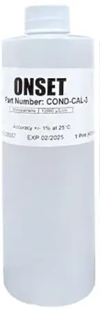 COND-CAL-3, conductivity calibration solution, 12,880 uS/cm, Brand: Onset by Supplytent.com