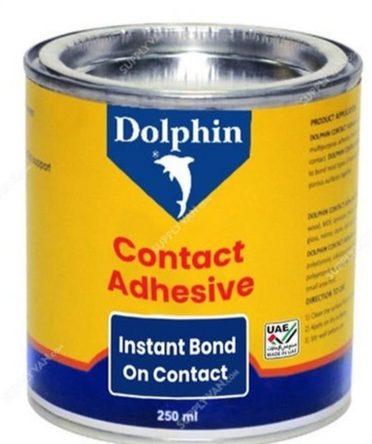 Dolphin Contact Adhesive 650 ML Universal Adhesive 12 Pcs by Supplytent.com
