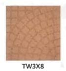 Shot Blasted Tiles or Shadow Sequenced Tiles, price per Lot: 6 tiles in lot( 1.2 x 0.8 m2), Unit Tile Size: 40 X 40 x 3 cm by Supplytent.com