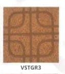 Embossed and Engraved Tiles, Price per LOT:  6 tiles per  LOT (1.2 x 0.8 m2)