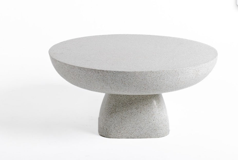 Cementitous Terrazzo coffee table -round by Supplytent.com
