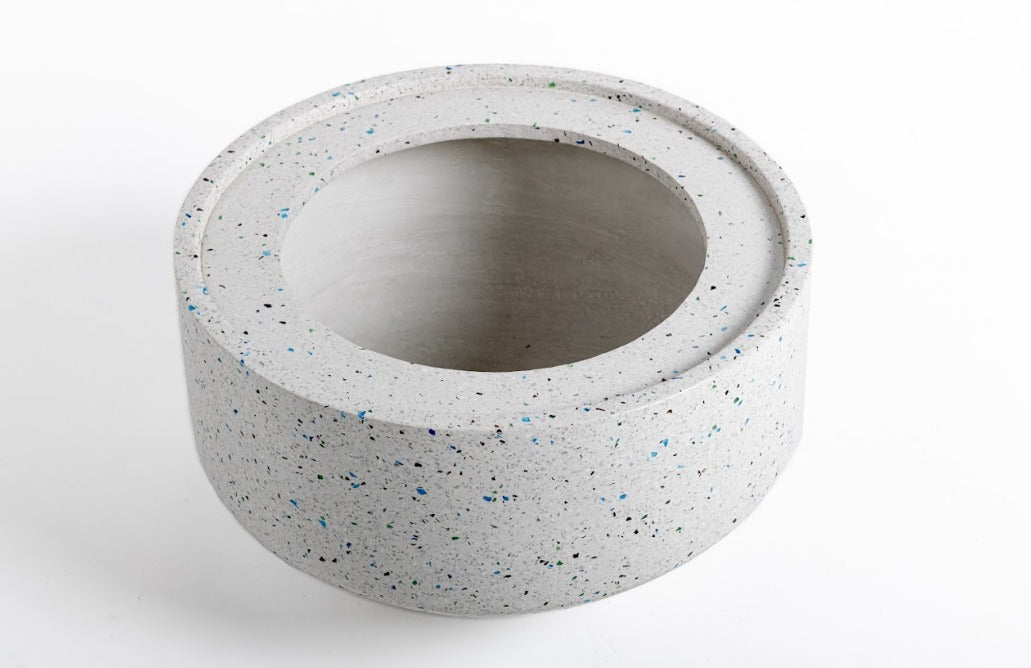 Terrazzo Fire Bowl without windshield by Supplytent.com