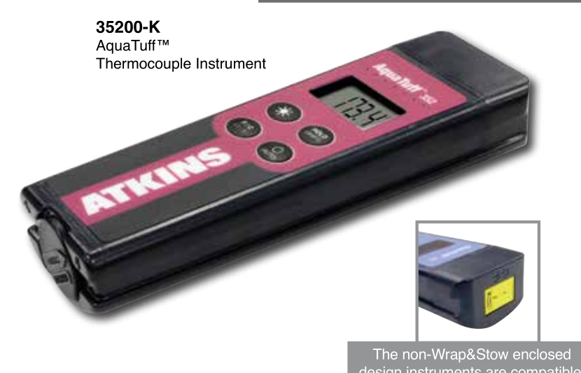 Cooper-Atkins AquaTuff Wrap&Stow DuraNeedle Probe Thermometer