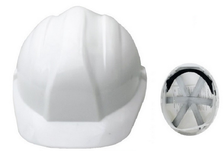 Vaultex Pin lock safety helmet with textile suspension, Code: VHT,HS code: 65061010, 40 pcs per carton by Supplytent.com