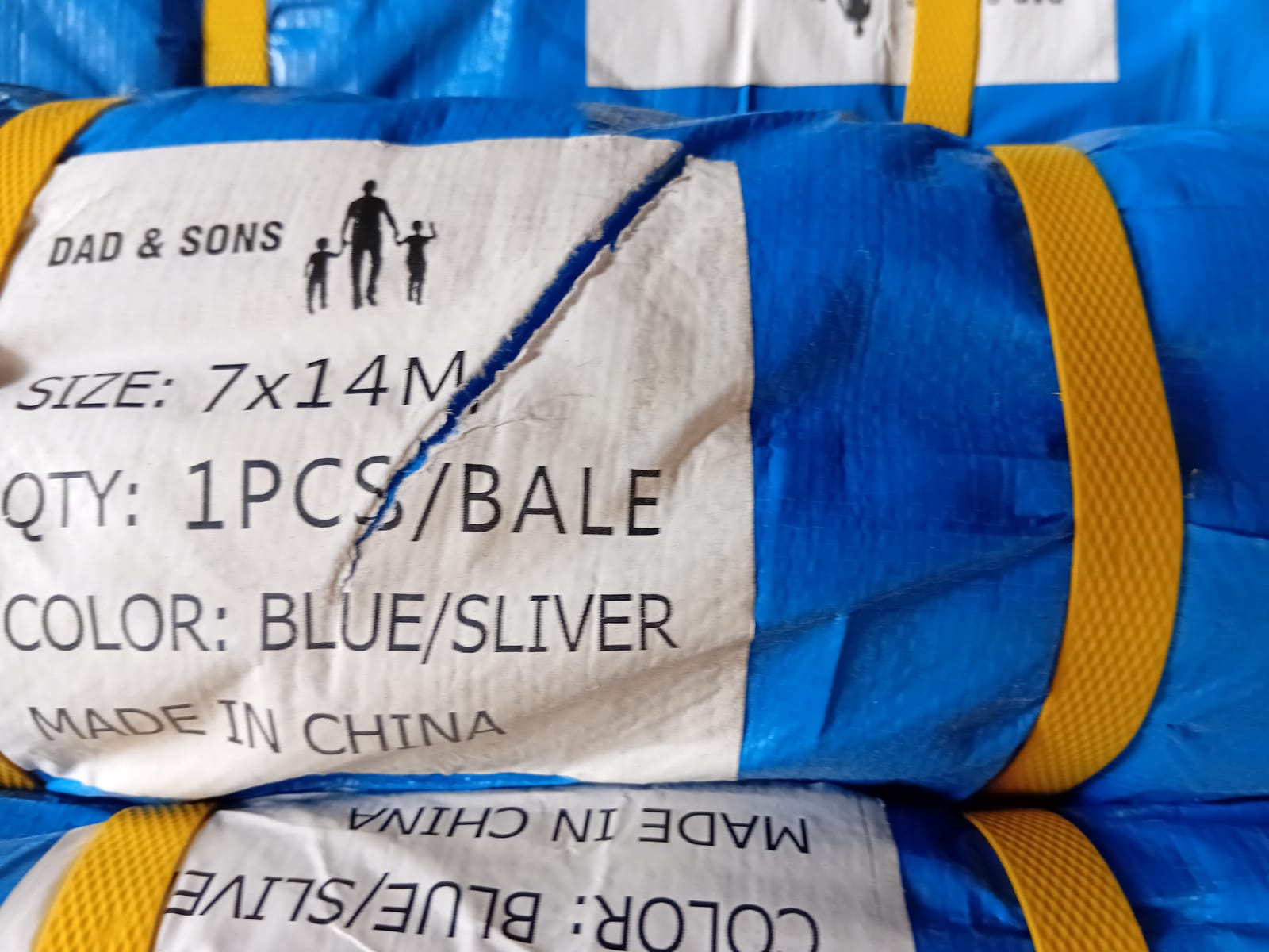 Tarpaulin different sizes ( DAD & SONS) by Supplytent.com