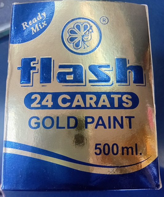Flash 24 carats Gold Paint 500 ml by Supplytent.com