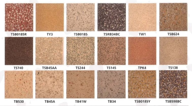 Terrazzo Polished Tiles, Price per LOT: 6 tiles in LOT, (1.2 x 0.8 m2) by Supplytent.com