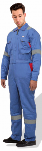 SKY BLUE + RED DOHA COVERALL PRIME CAPTAIN