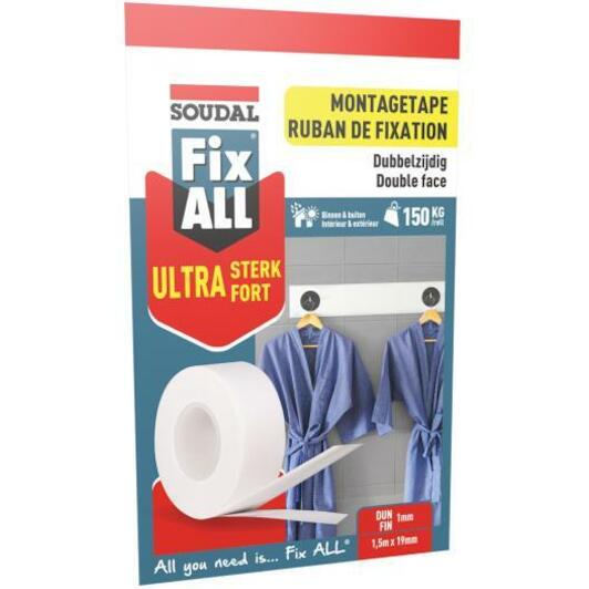 Fix All Mounting Tape (Made in Belgium) by Supplytent.com