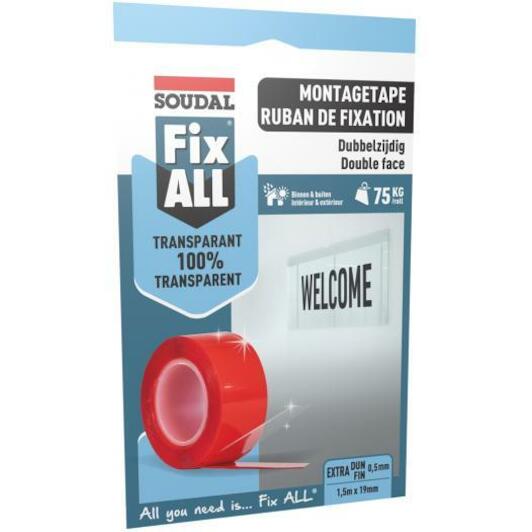 Fix All Mounting Tape (Made in Belgium) by Supplytent.com