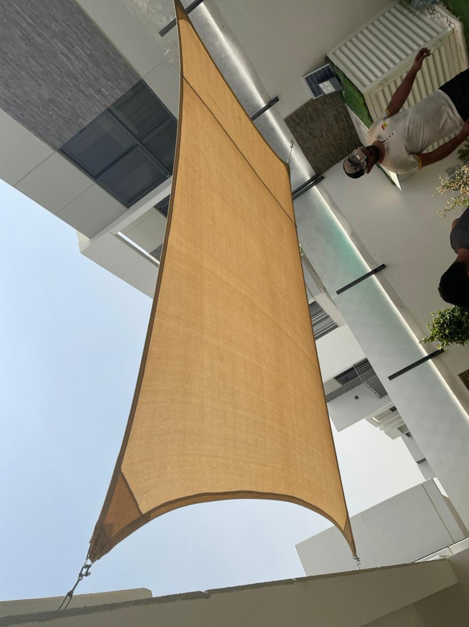 Sunshade Sheets - Made In Korea - 5 x 3 metre, 10 years UV warranty by Supplytent.com