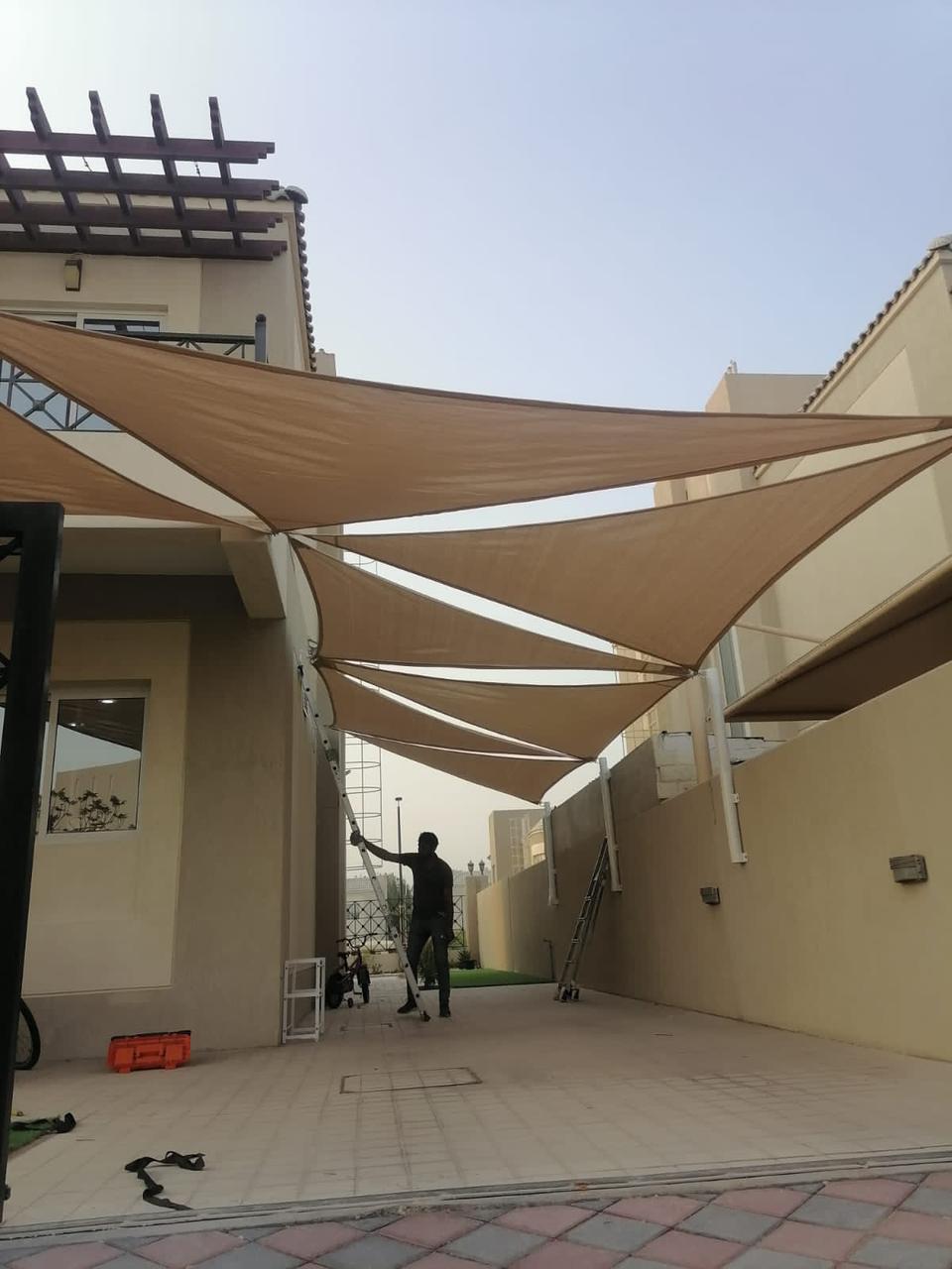 Sunshade Sheets - Made In Korea - 5 x 3 metre, 10 years UV warranty by Supplytent.com