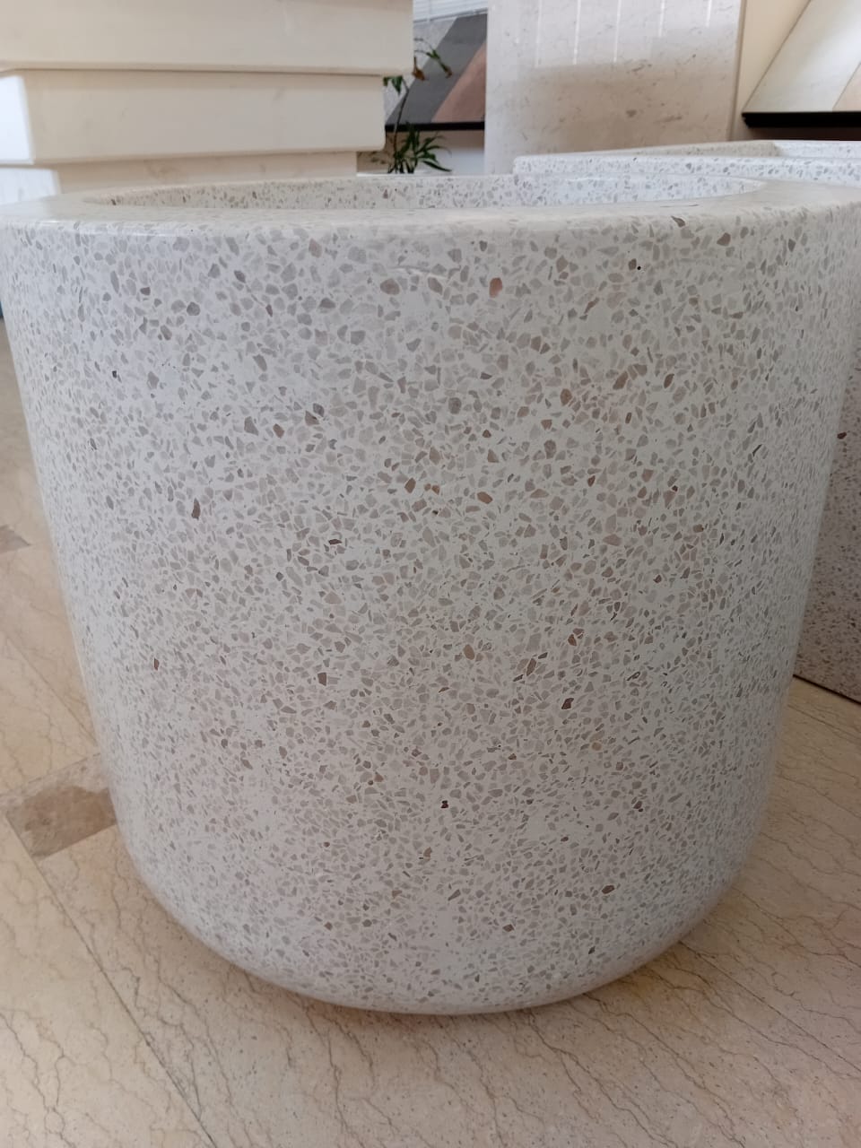 Terrazzo Pot, Size:outer diameter: 50 cm, inner diameter 40 cm by Supplytent.com